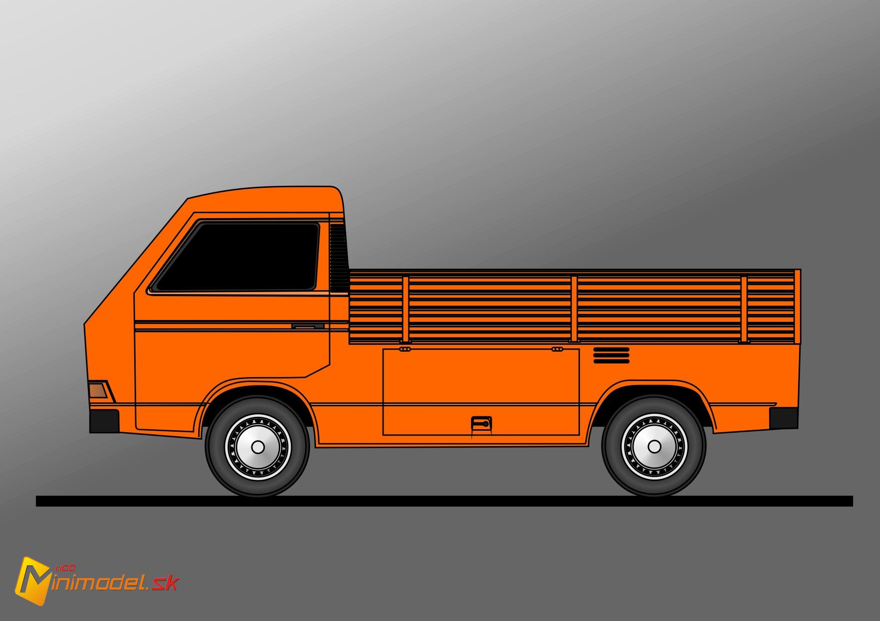 FE2507 VW TRANSPORTER T3 VALNIK Minimodel Web FE2507 VW TRANSPORTER T3 VALNIK Minimodel Web